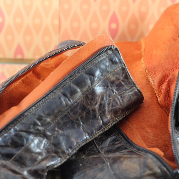 Eject Brown Leather Boots Like New - Picture 13 of 16